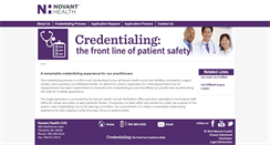 Desktop Screenshot of nhcredentialing.org