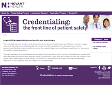 Tablet Screenshot of nhcredentialing.org